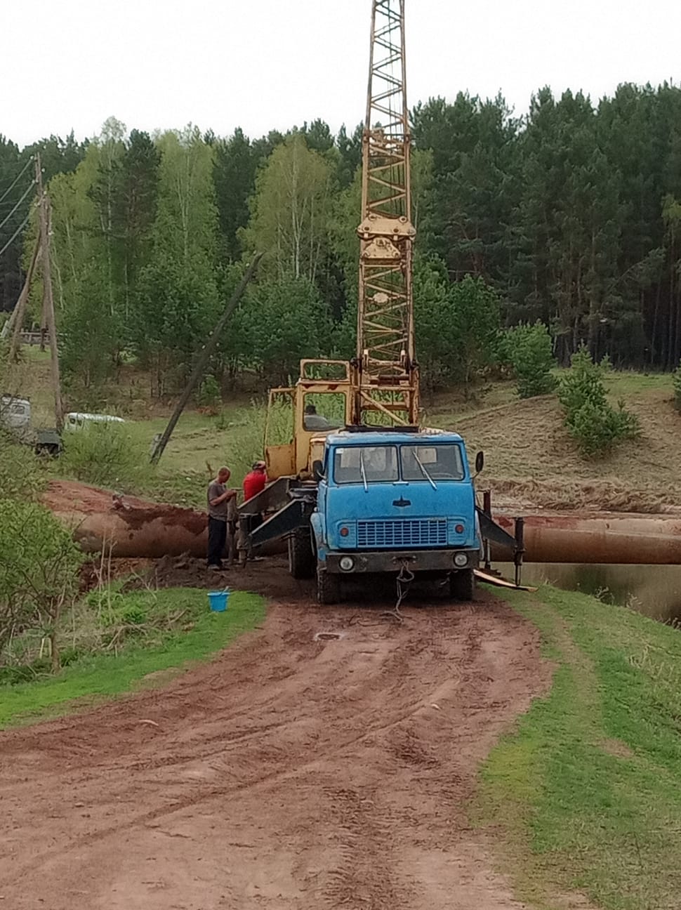 Ликвидация последствий паводка..